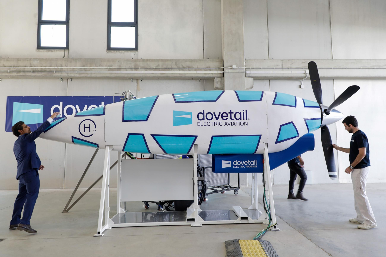 Presentación del prototipo de Dovetail para un motor de aviación de propulsión eléctrica