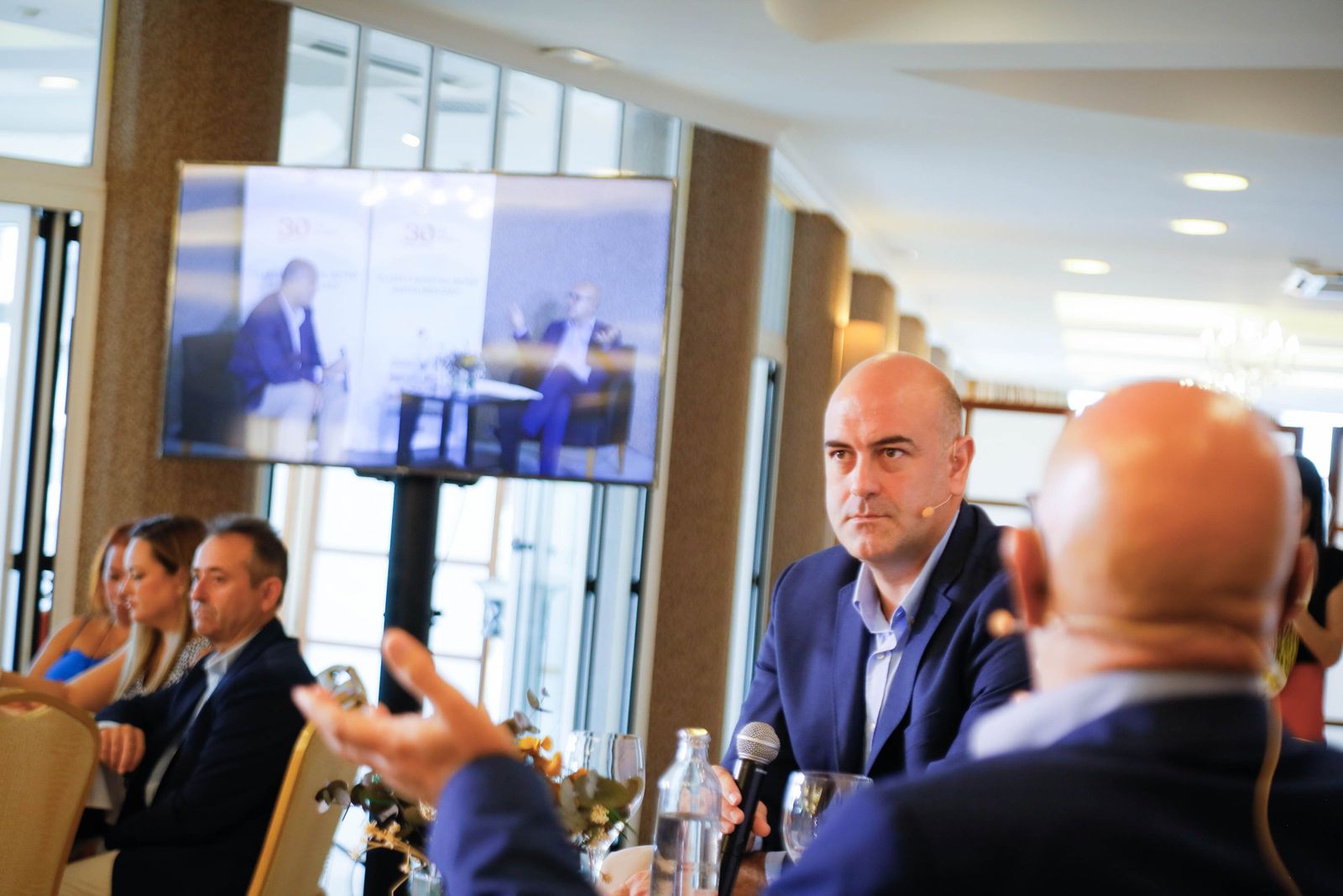 Imágenes del desayuno coloquio de Diario de Almería, con Jesús Barranco, CEO de La Unión