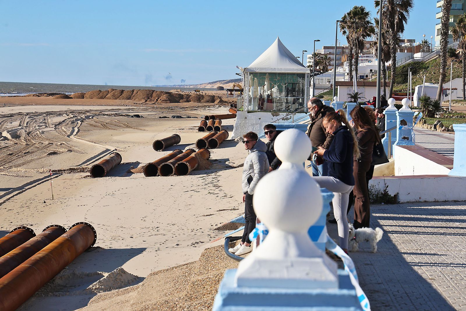Las dramáticas fotografías del estado de las playas de Matalascañas tras el paso del temporal