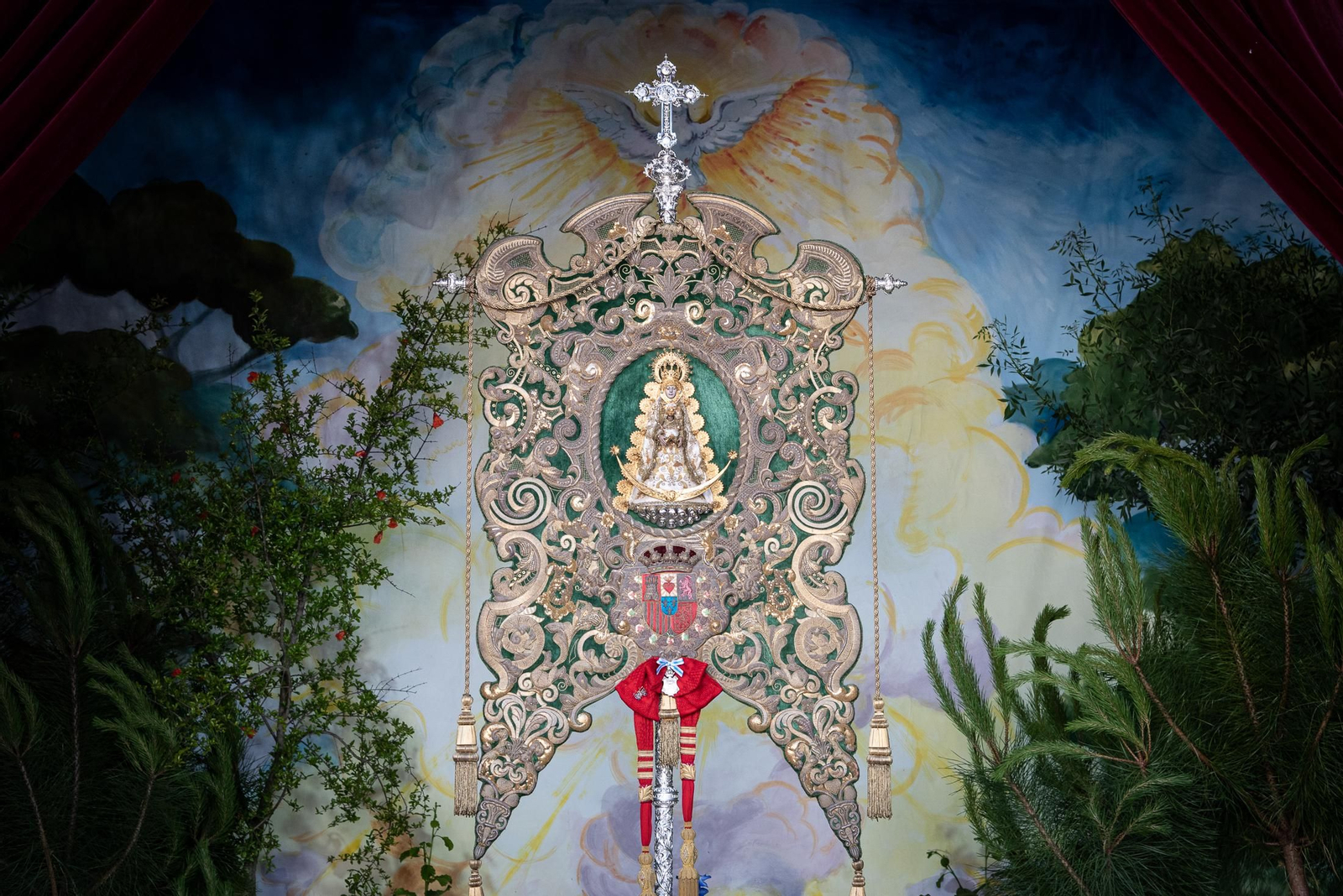 Imágenes de la misa de romeros de la Hermandad de Huelva
