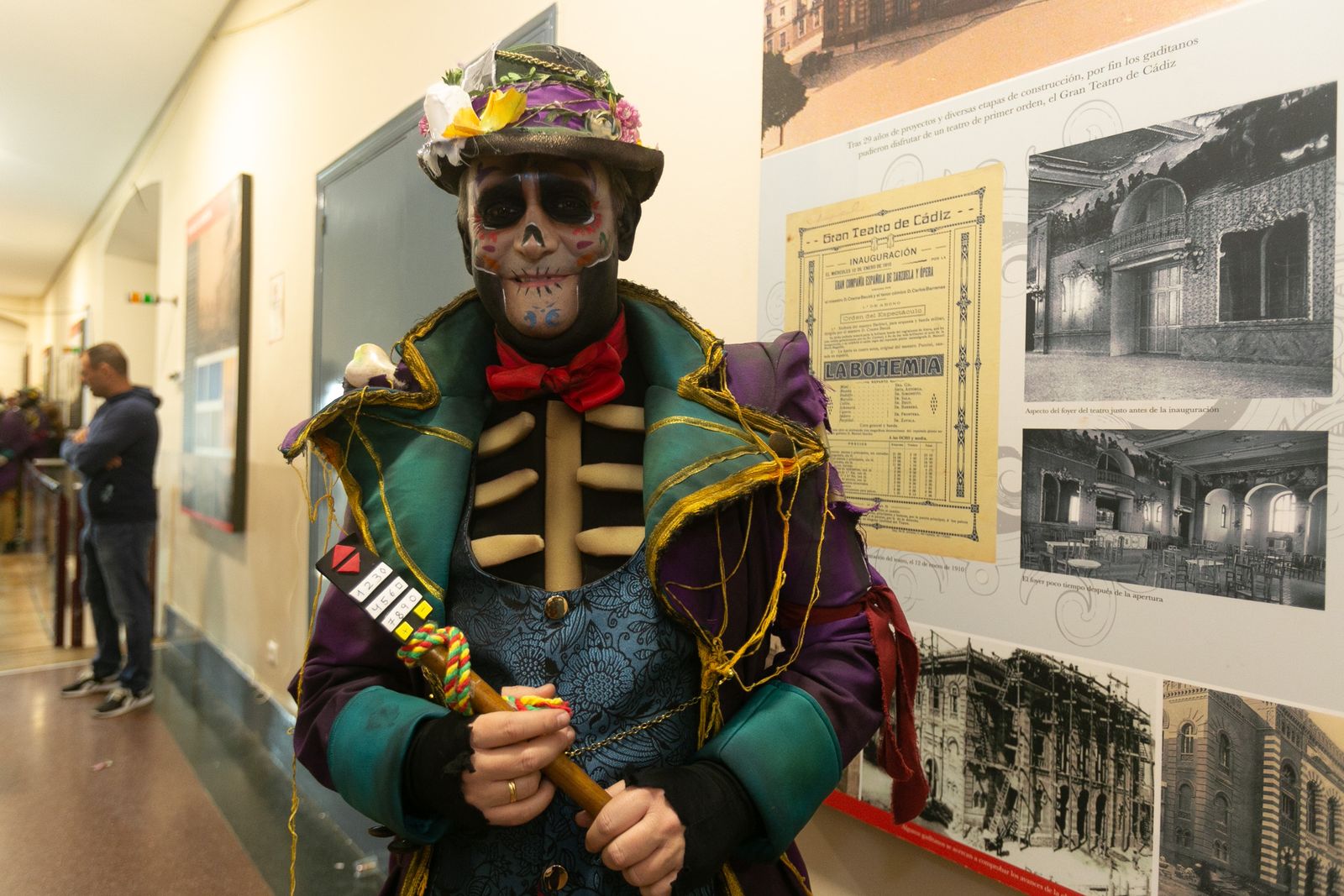 David Fernández Romero, letrista del coro 'Los del patio'