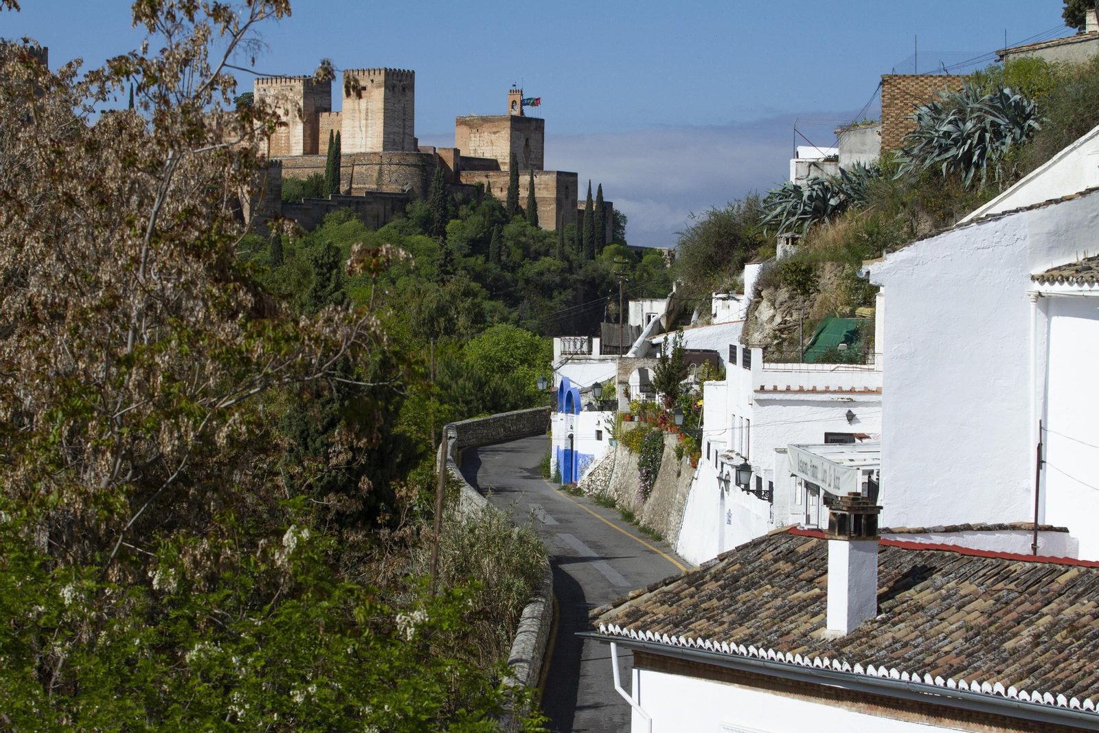 Estampa del Sacromonte, que por el momento no está reconocido por la Unesco