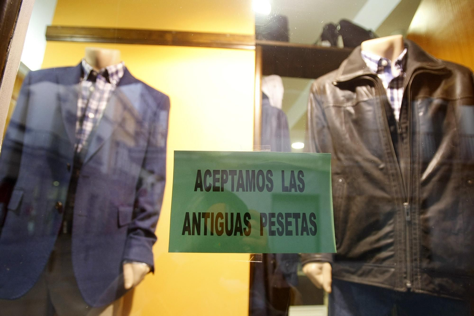 Una tienda andaluza que todavía aceptaba pesetas en 2012.