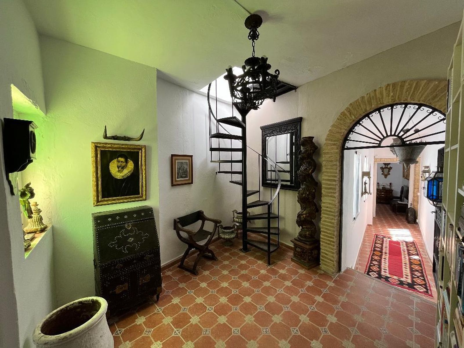 Interior de la casa.