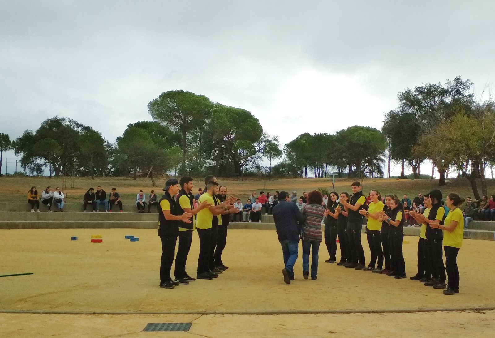 Gymkana deportiva de Destino Frontera en San Bartolomé.