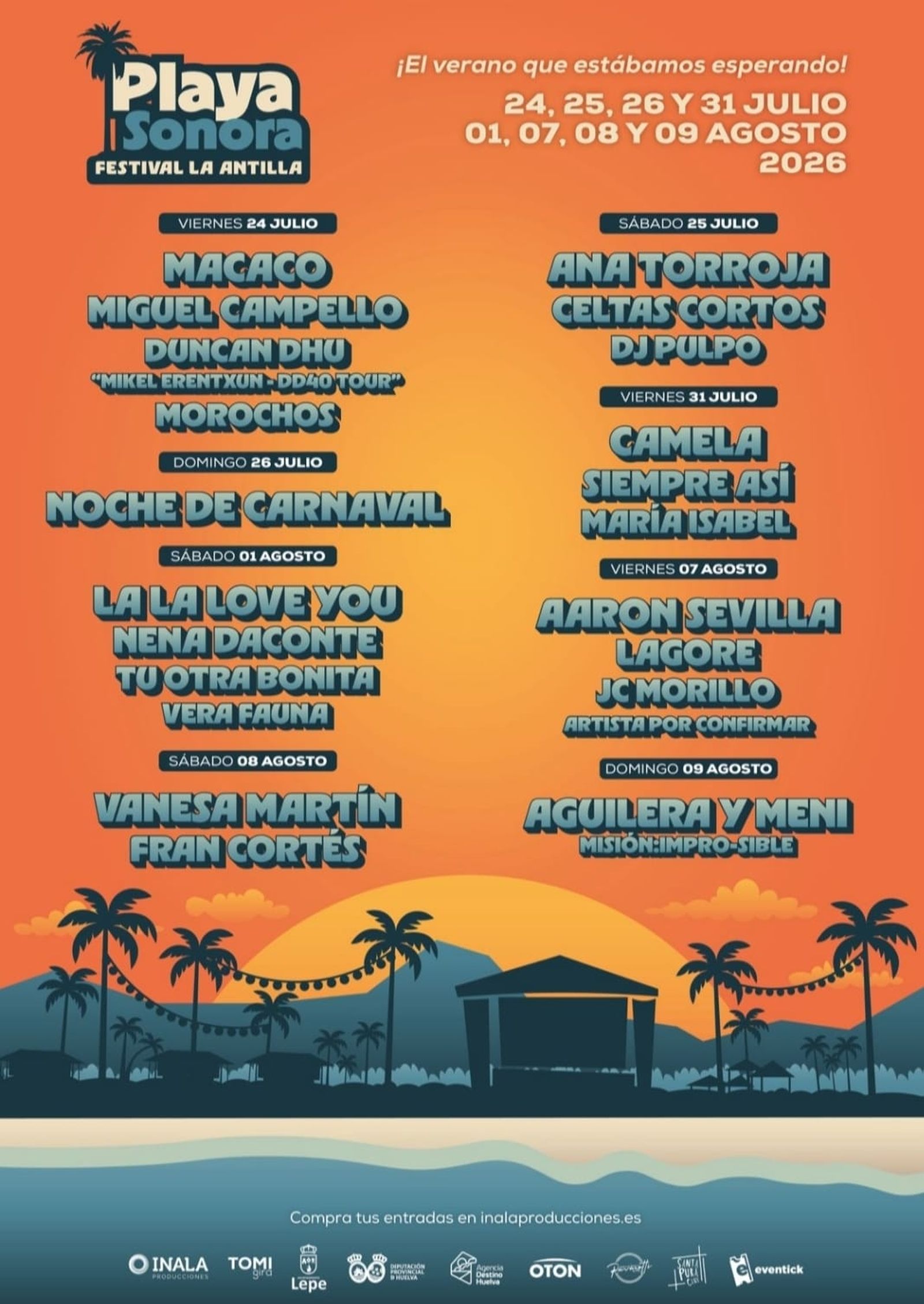 Cartel Playa Sonora 2026