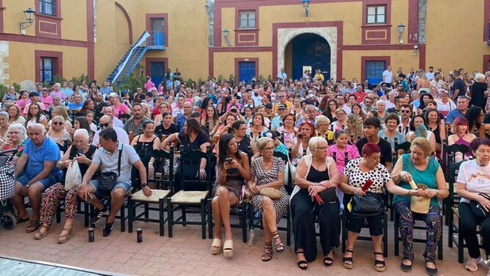 Una imagen del numeroso público asistente a la velada.