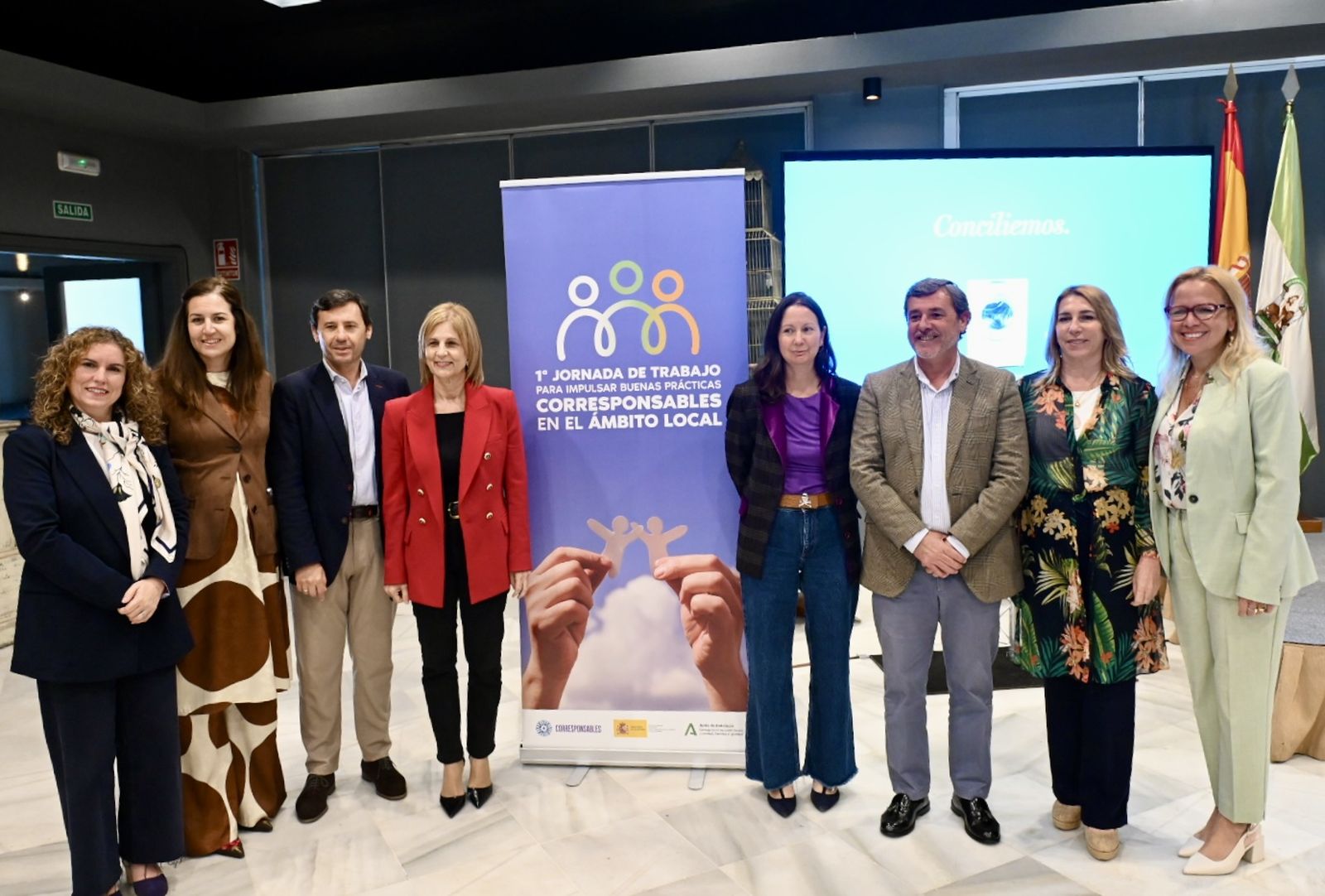 Una imagen de la representación política del acto.