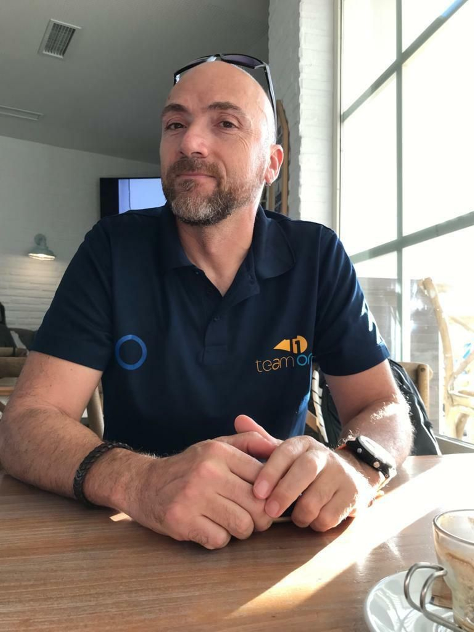 Fernando Herrera durante un momento de la entrevista.