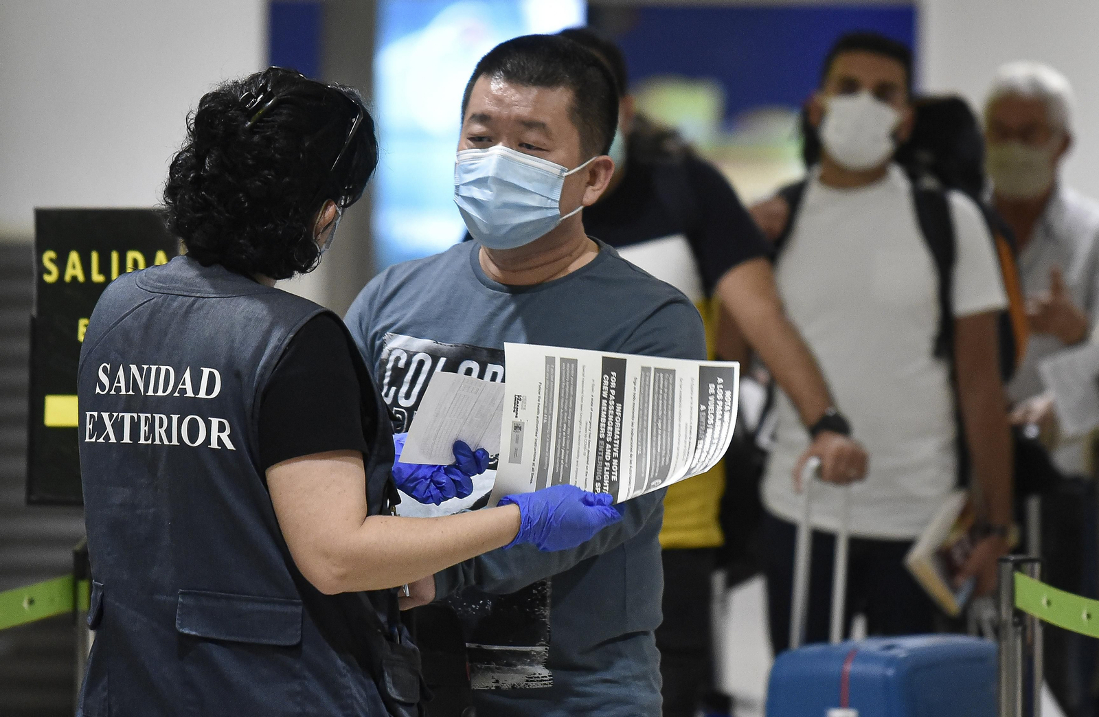Llega a  Sevilla del primer vuelo con turistas desde el cierre de fronteras
