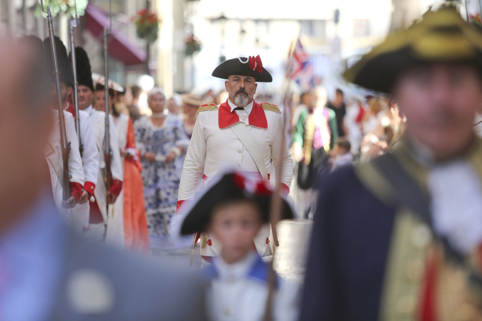 Las fotos del desfile en Málaga en recuerdo a Bernardo de Gálvez