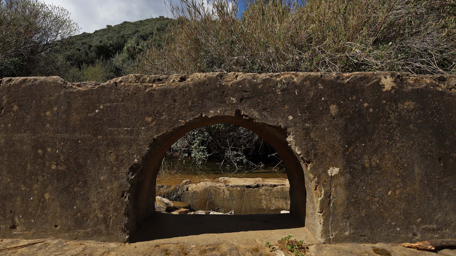 Carretera de Las Pantallas en Algeciras