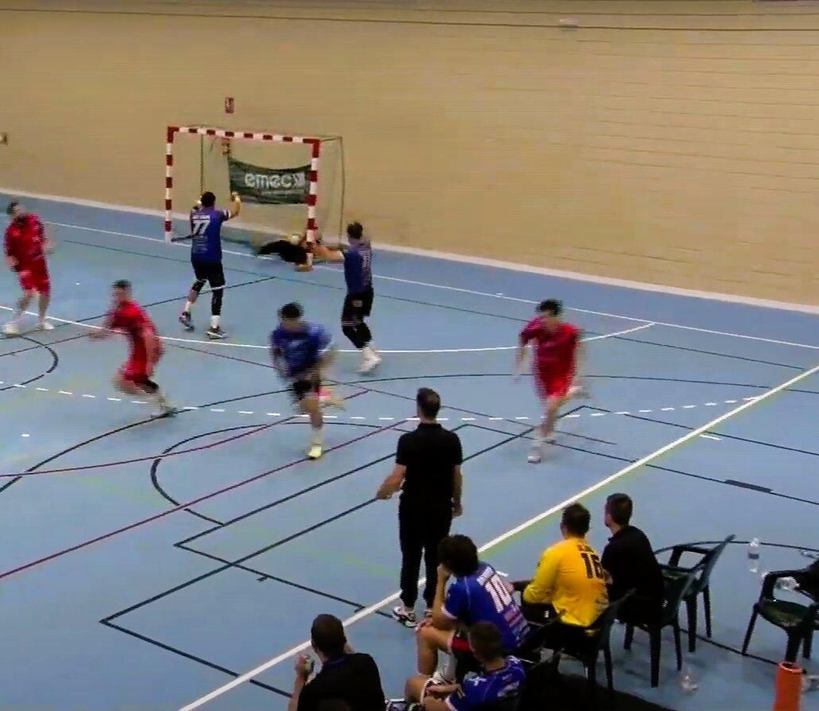 Totograma del 'gol' fantasma que perjudicó a los canterano-sureños durante su encuentro frente a los cordobeses.