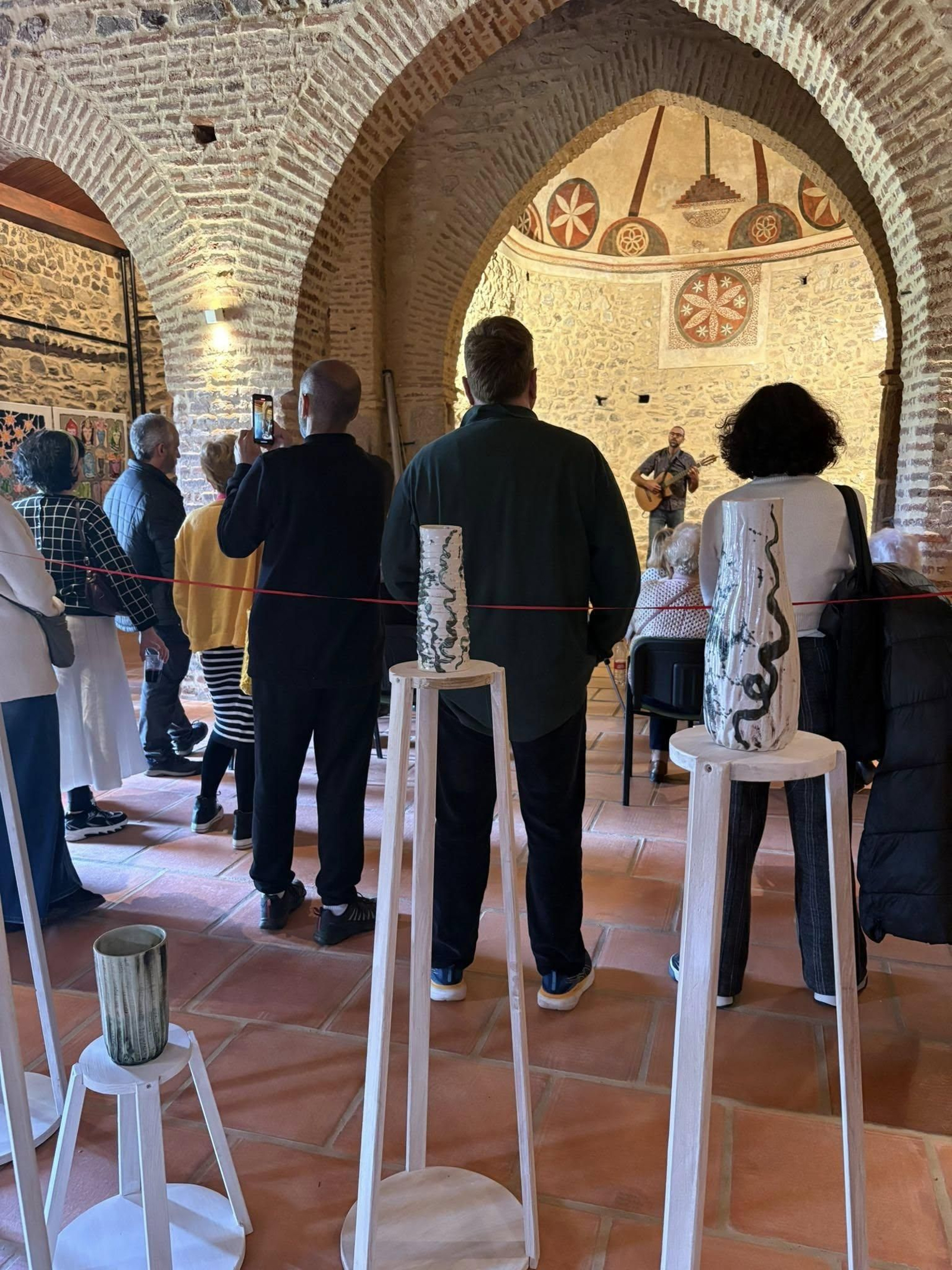 Un mometo del acto de inauguración.