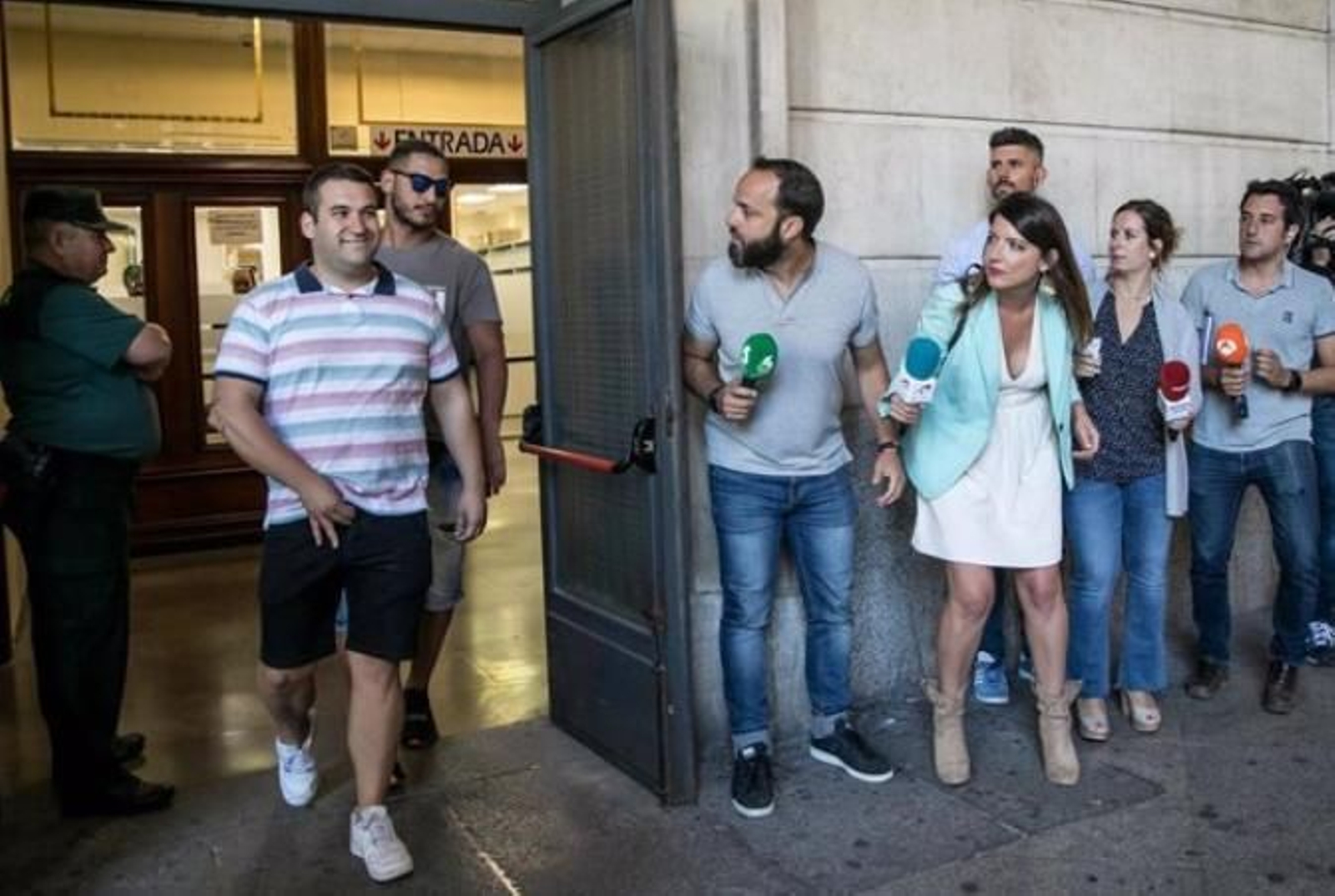 José Ángel Prenda sale de los juzgados de Sevilla