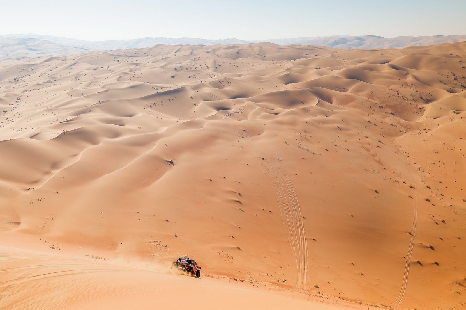 Las mejores fotos del Dakar por las dunas