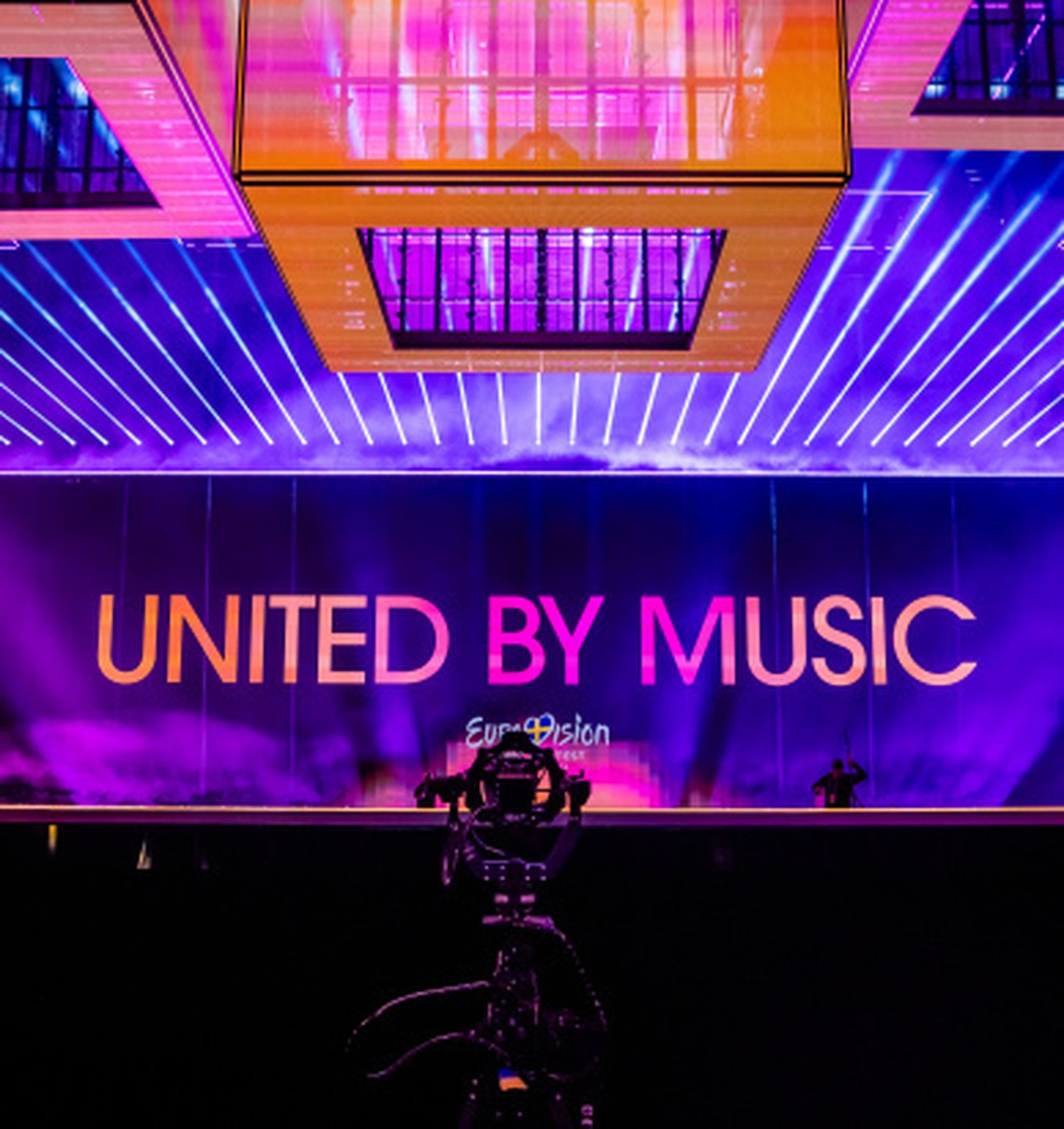 El escenario del Malmö Arena