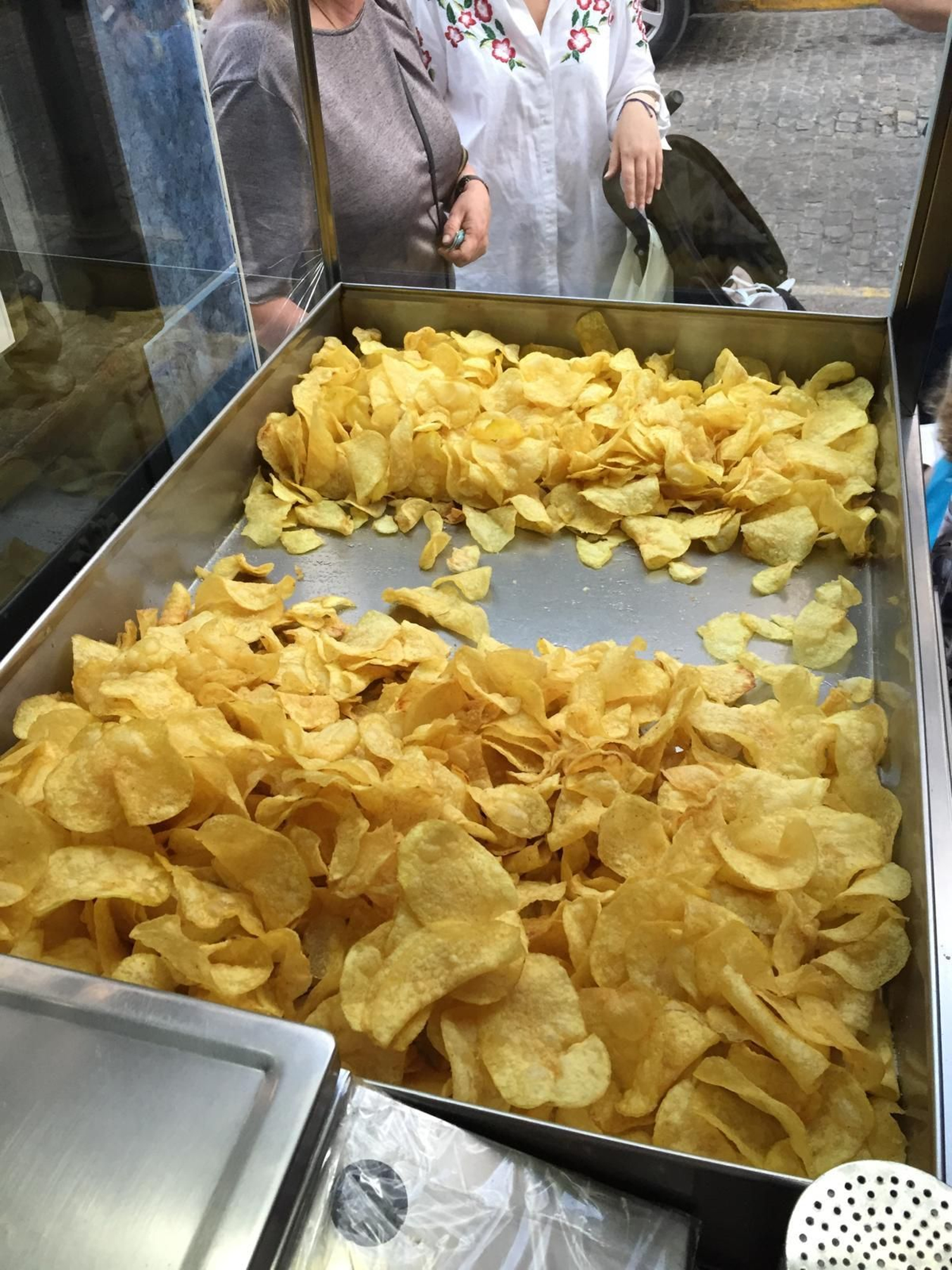 Las patatas fritas fueron la otra pata fundamental de este negocio.