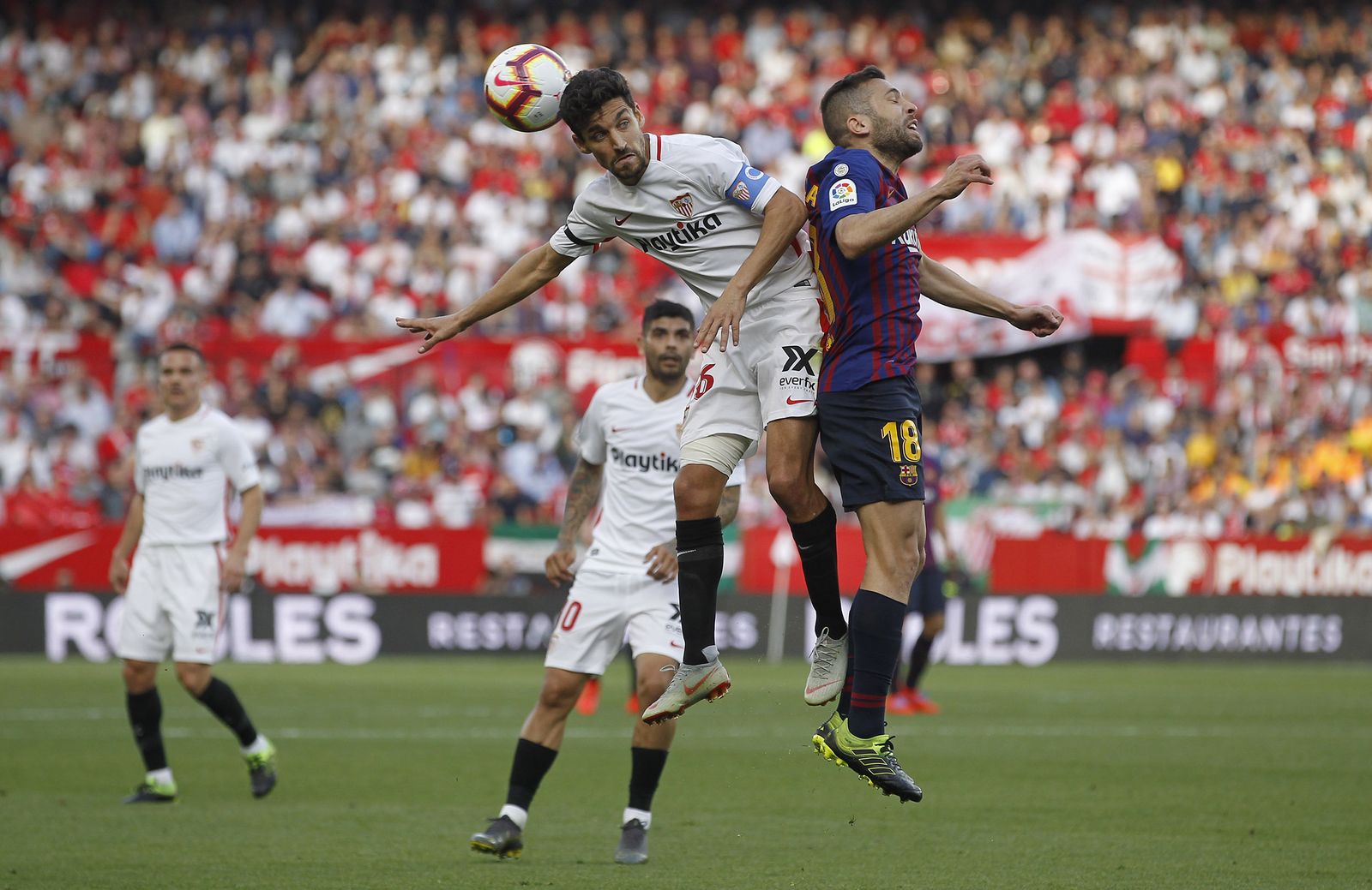 El Sevilla-Barcelona, en imágenees