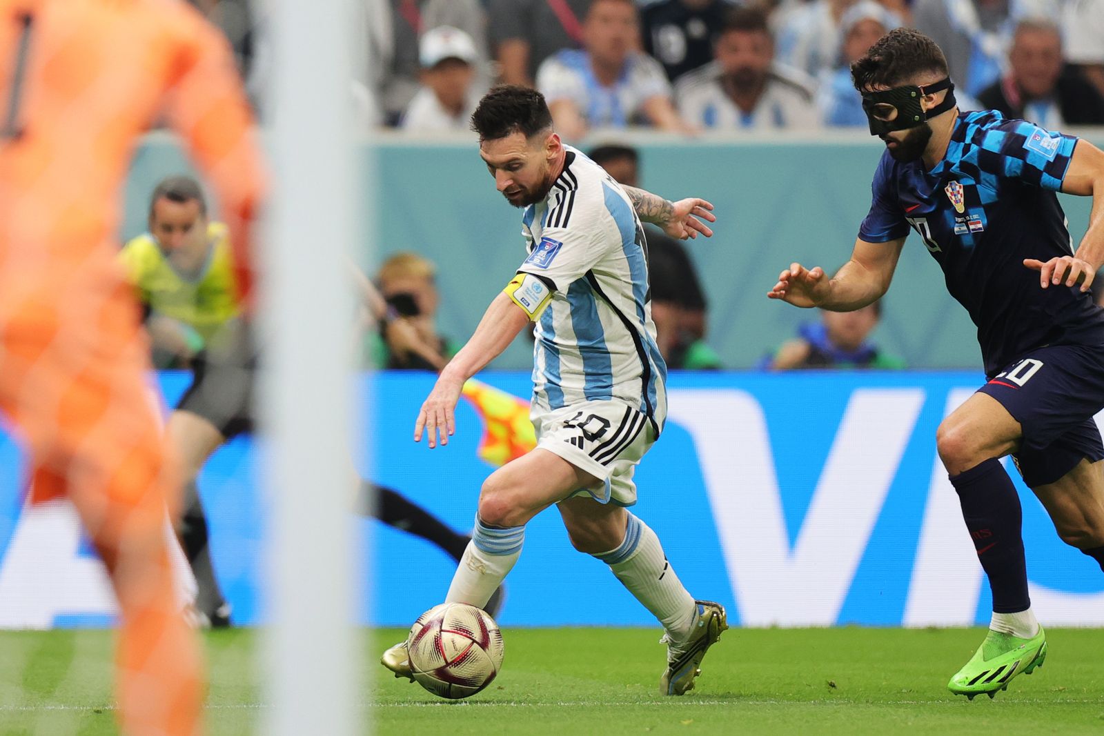 Las fotos de Messi contra Croacia