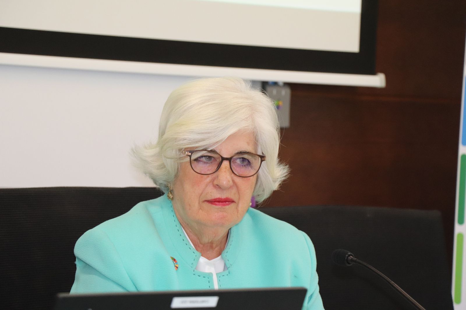 Francisca Sauquillo, presidenta del Movimiento por la Paz.