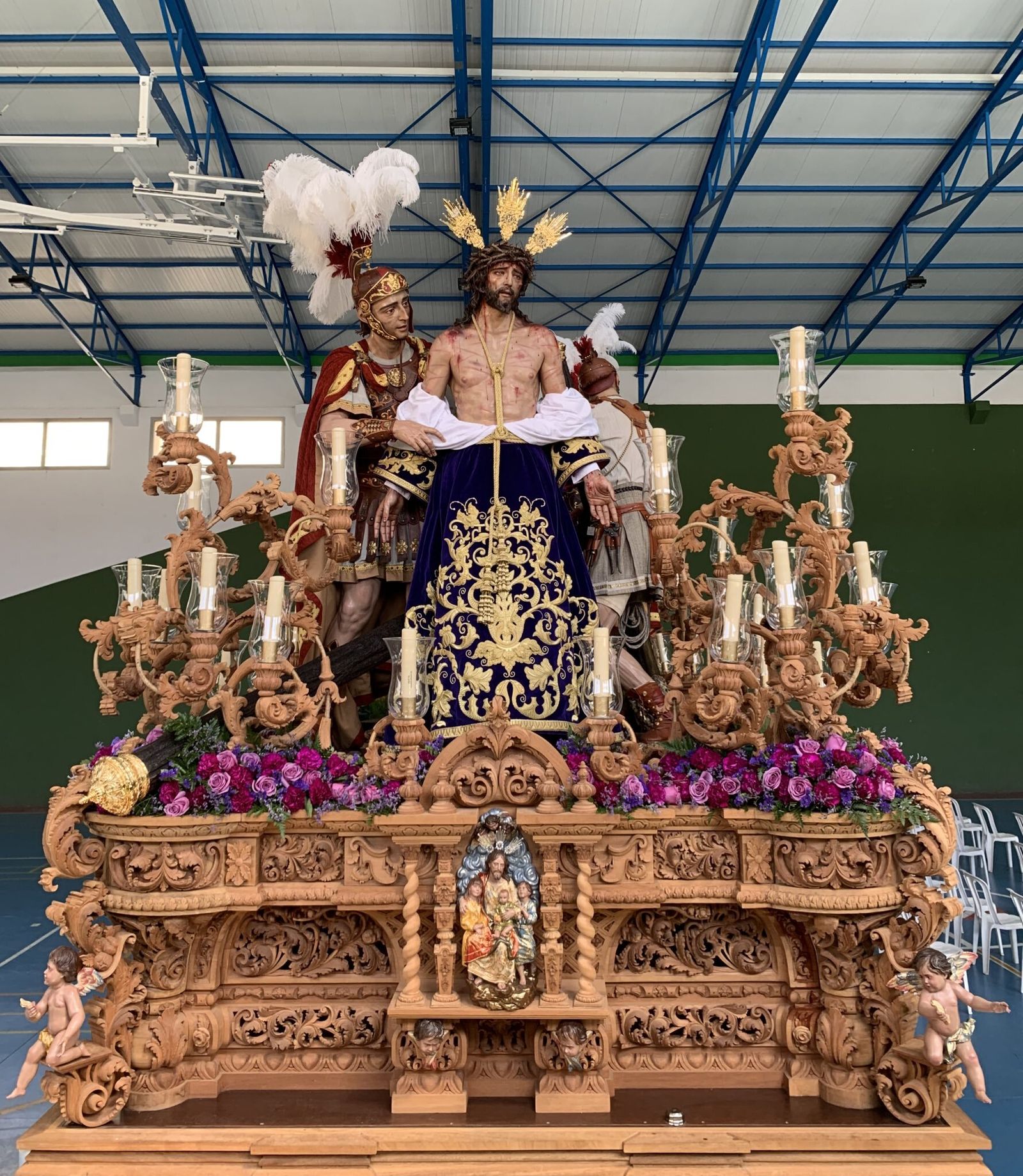 El Despojado ya preparado para su traslado.