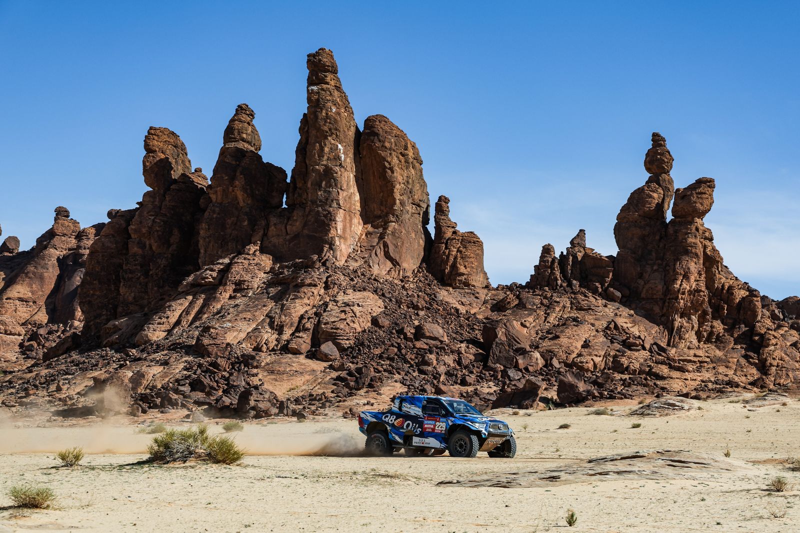 La etapa 9 del Rally Dakar, en fotos
