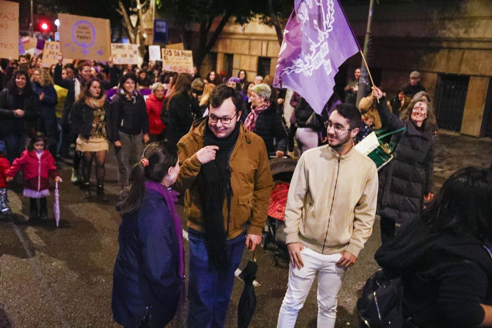 Las imágenes de la manifestación realizada por Asamblea Feminista 8M en Almería