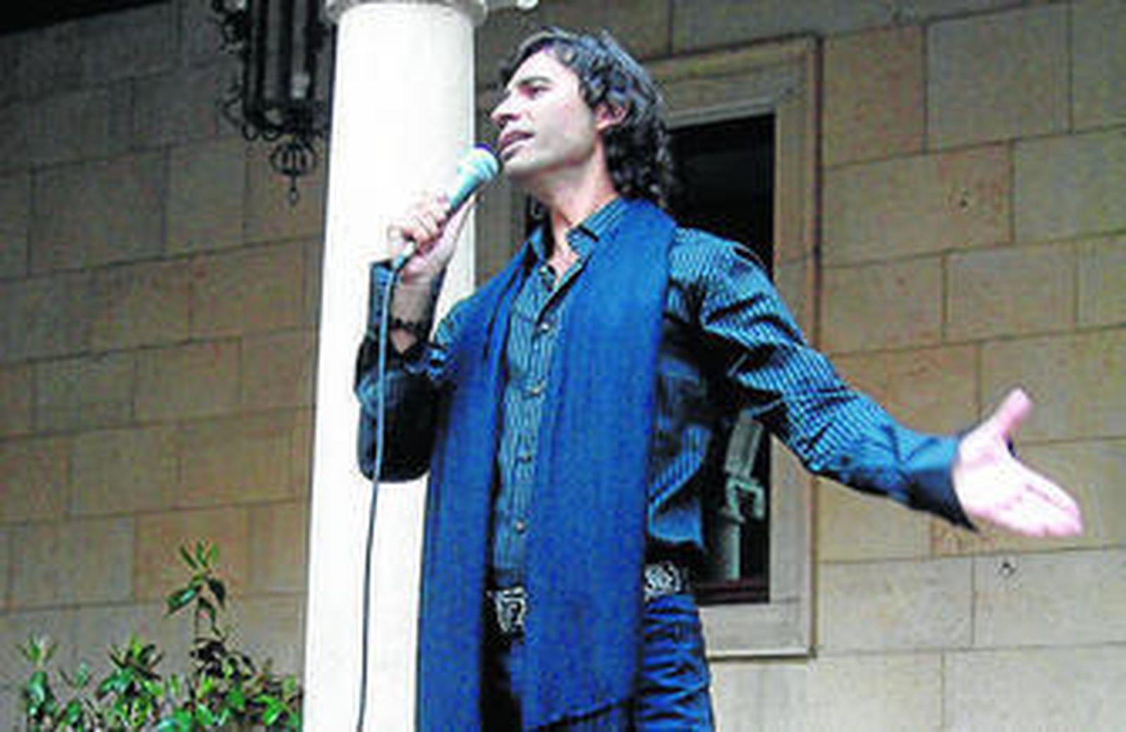 Juan Santamaría, durante una de sus actuaciones.