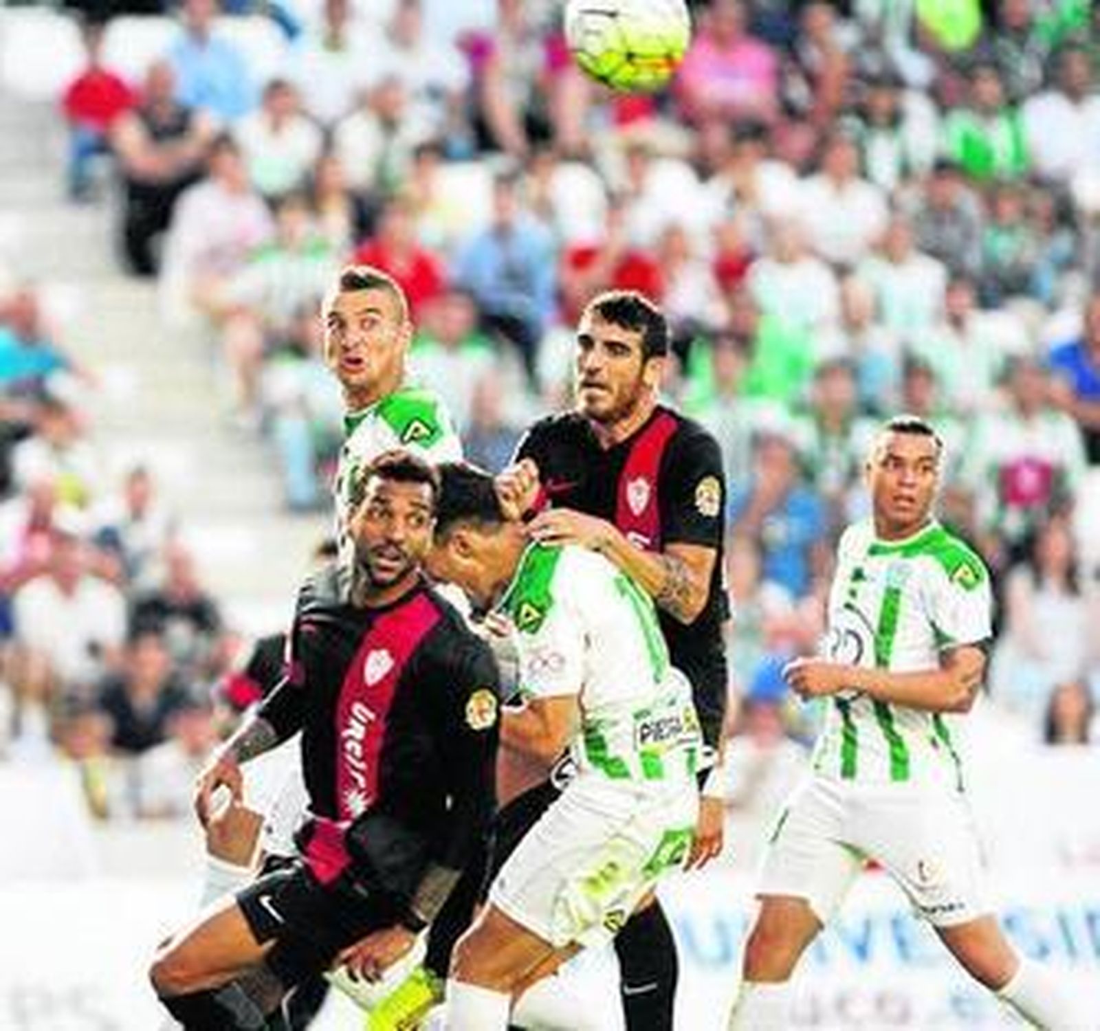 Michel en el que pudo ser su último partido como rojiblanco, en Córdoba.