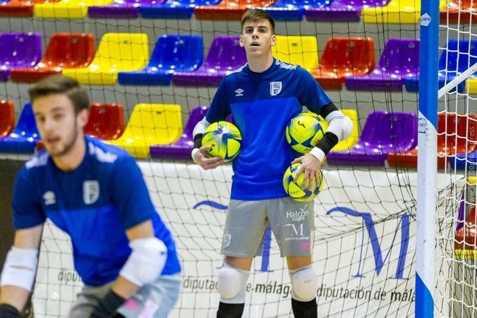 Yiyo, durante un entrenamiento.