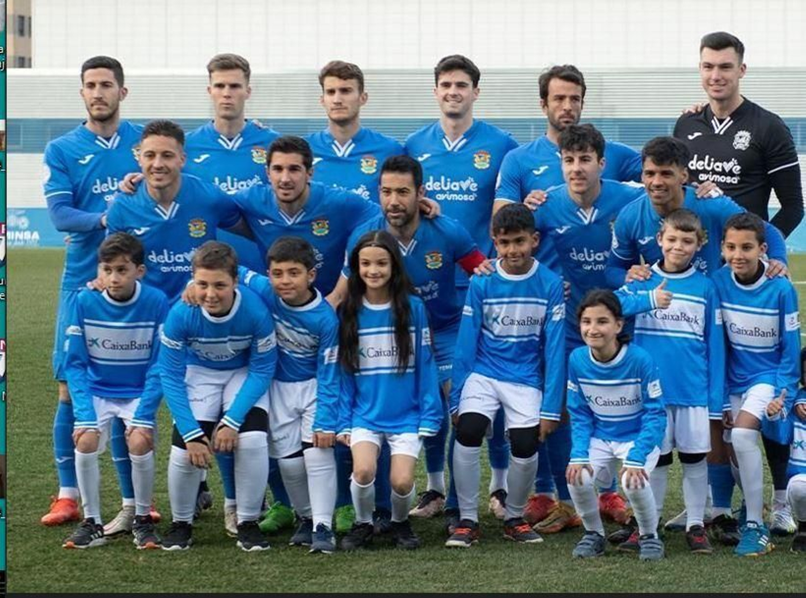 Una formación del Fuenlabrada