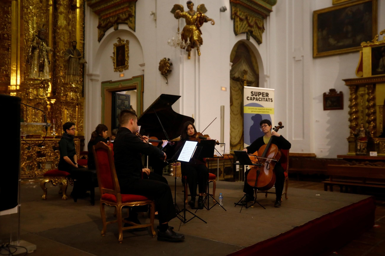 El concierto Supercapacidades 2.0 del ciclo 'Navidad en el Palacio de la Merced, en imágenes