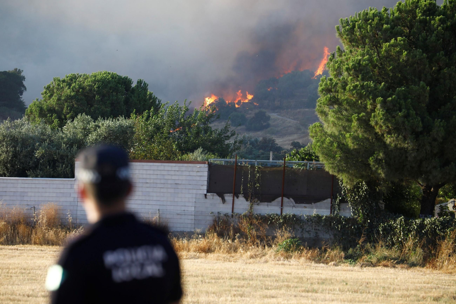 Imagen del incendio sufrido la semana pasada en la Sierra de Córdoba