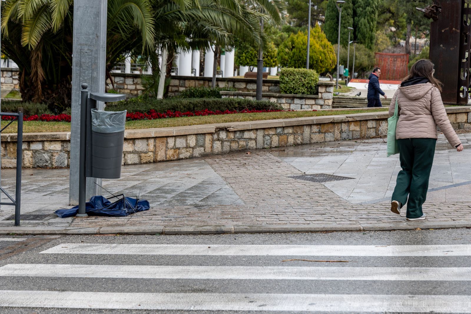 Las fuertes rachas de viento de la borrasca Leonardo dejan estas imágenes en Jaén
