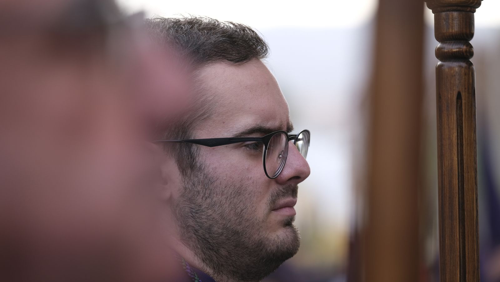 La procesión del Encuentro por las calles de Almería, en imágenes