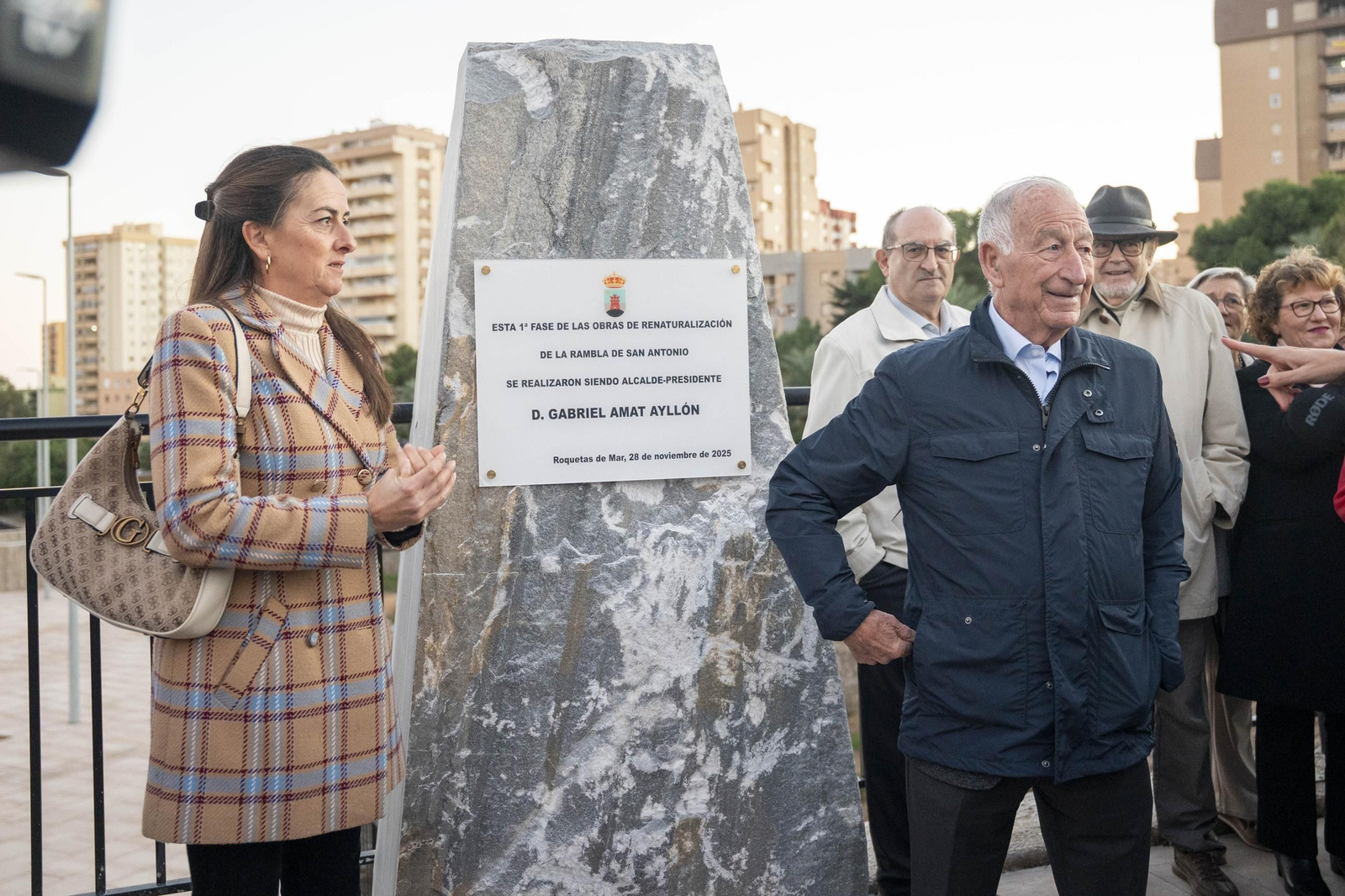 Las imágenes de la inauguración de la primera fase de la adecuación de la Rambla San Antonio de Aguadulce