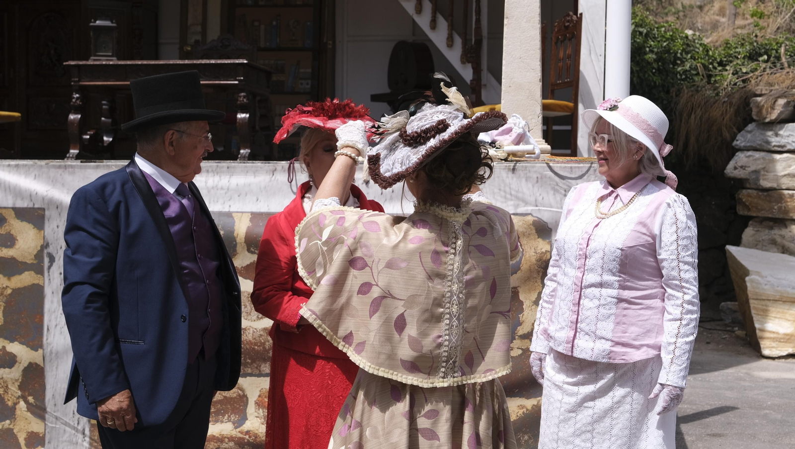 Imágenes de la recreación histórica Canteros y Caciques, en Macael
