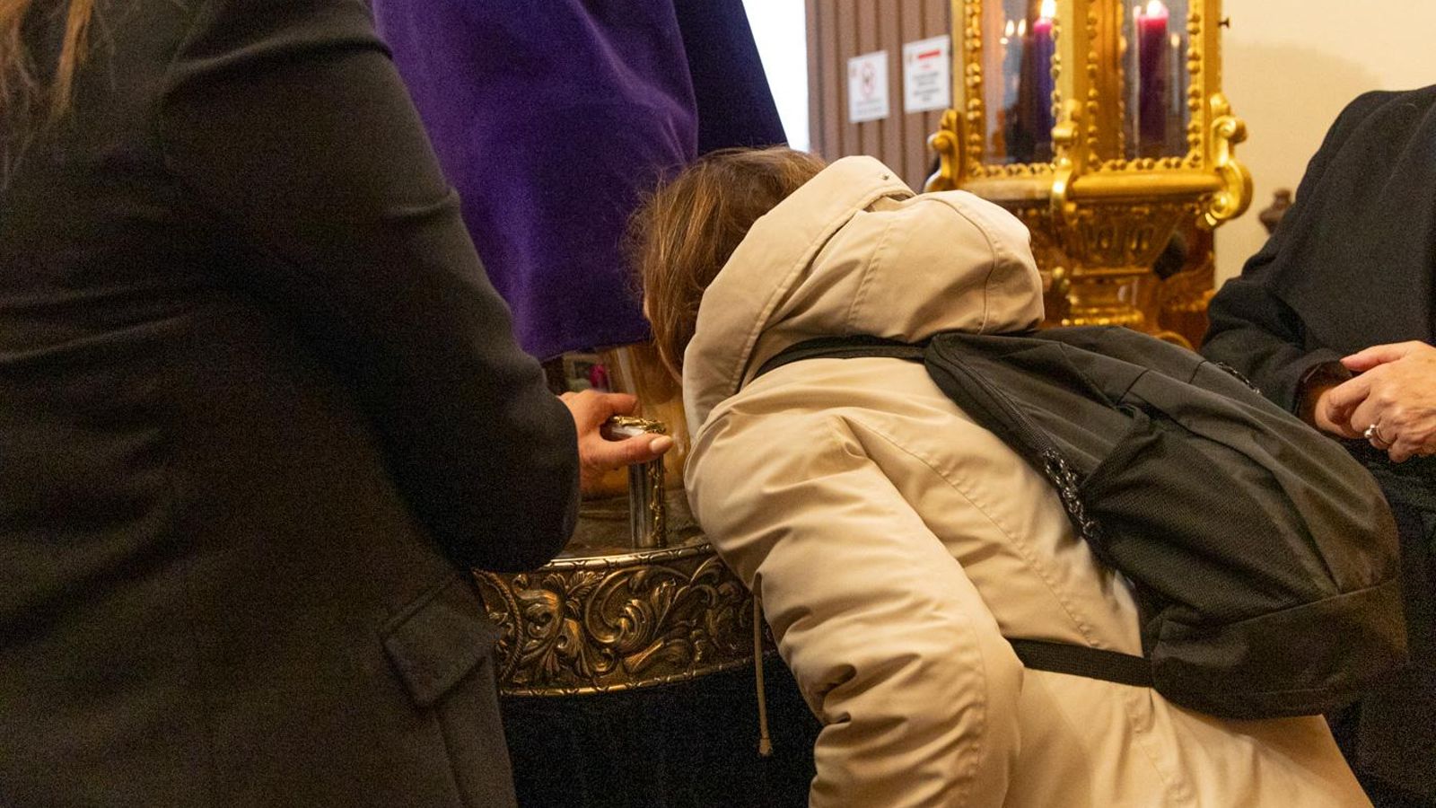 Segundo día del besapié de Nuestro Padre Jesús Nazareno