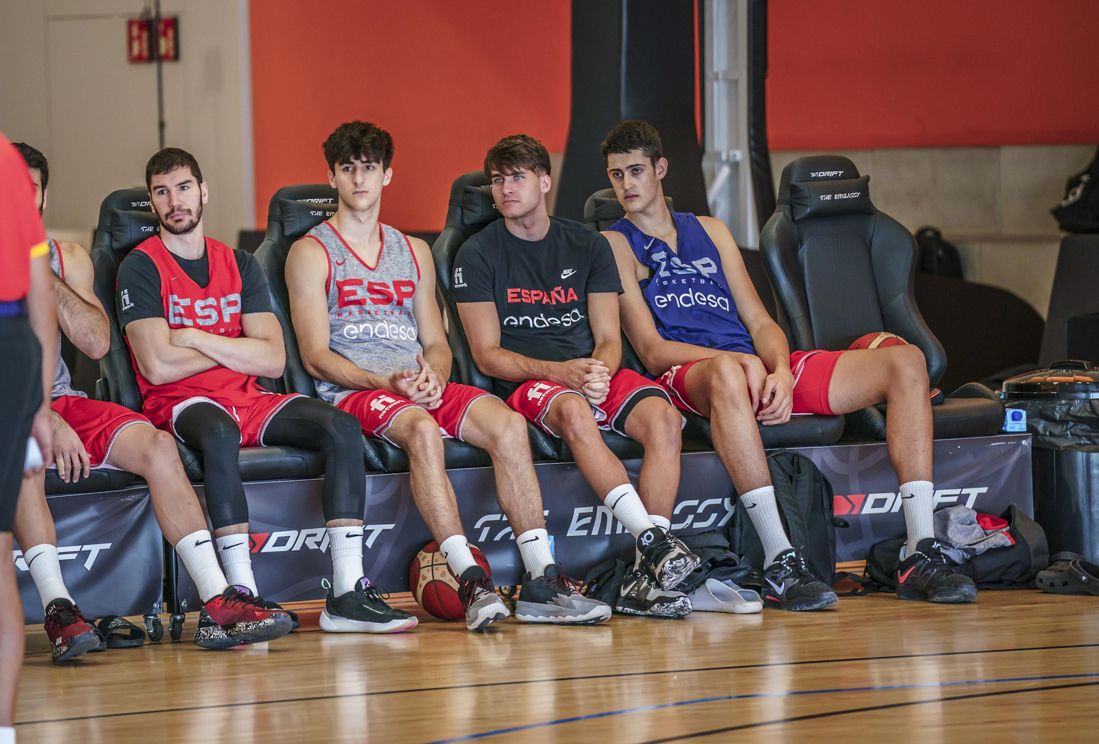 Sesión de la selección española en The Embassy