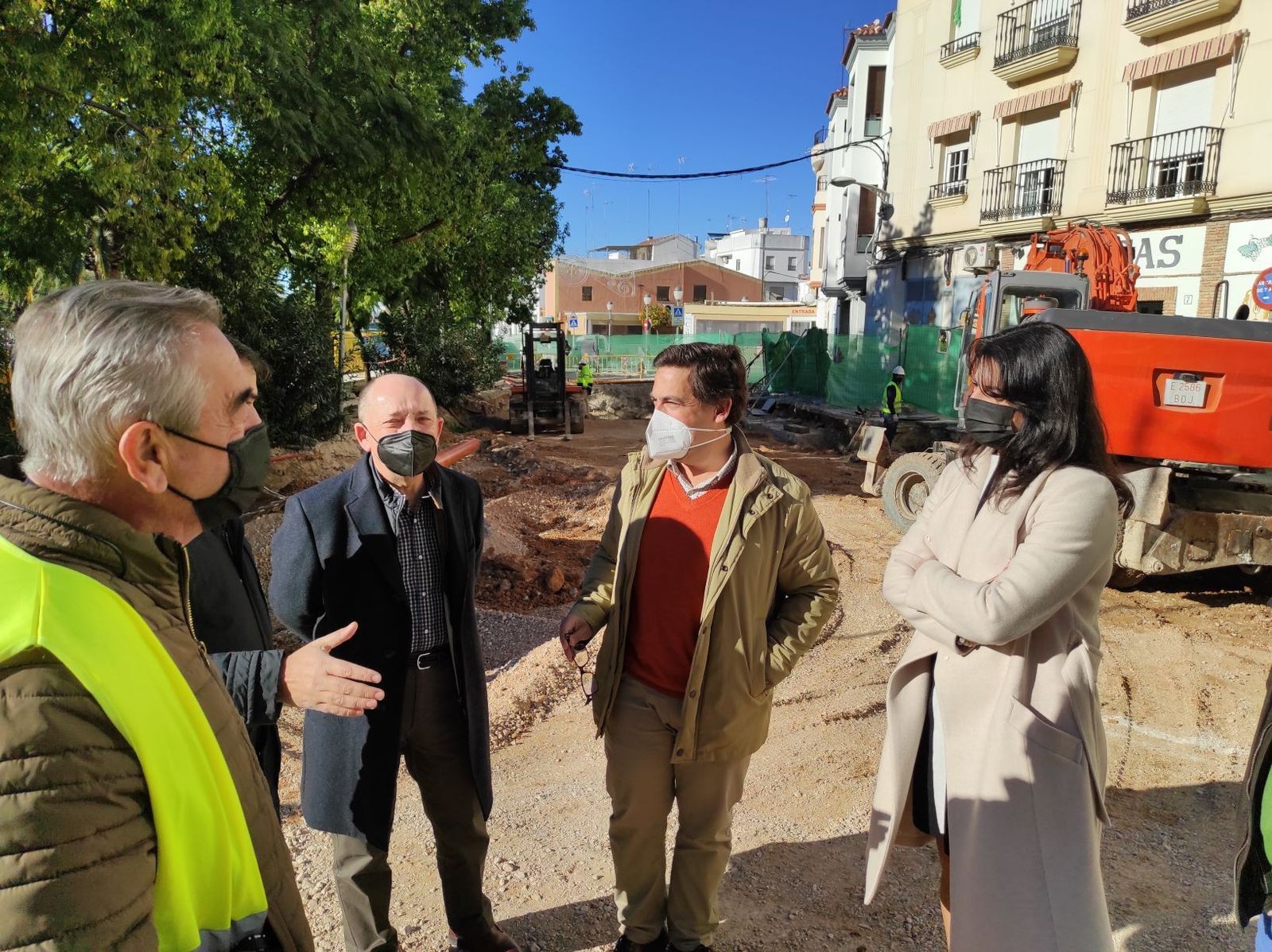 Visita de Purificación Joyera a Doña Mencía.