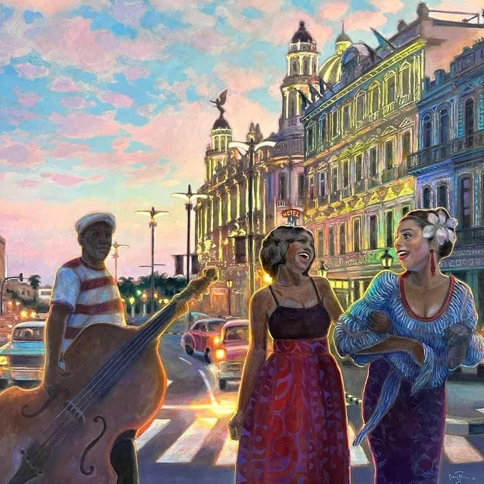 La espectacular muestra pictórica de Dani Franco en Ayamonte que es una explosión de colores