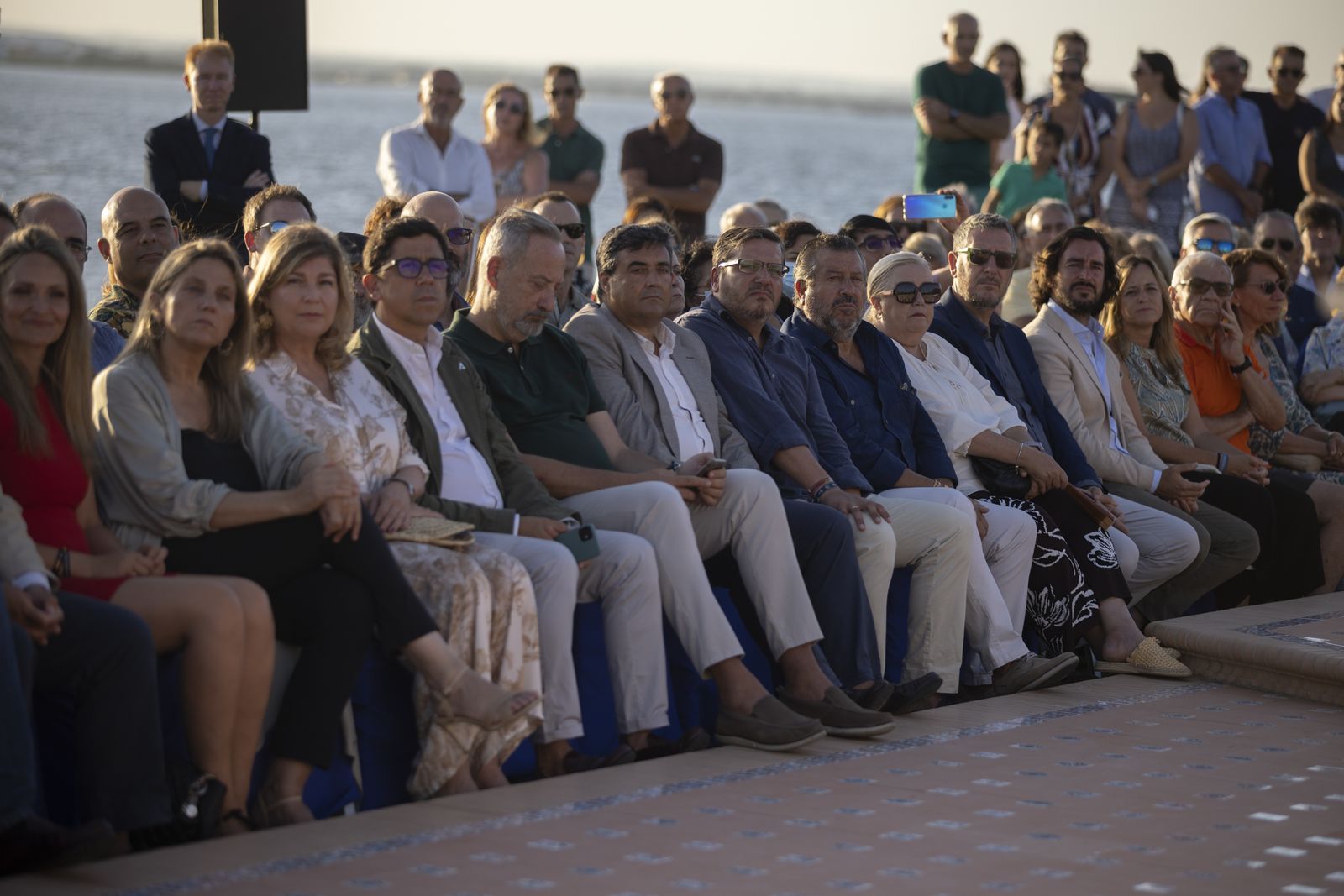 Imágenes de la inauguración De la Fuente de las Naciones en el Paseo de la Ría