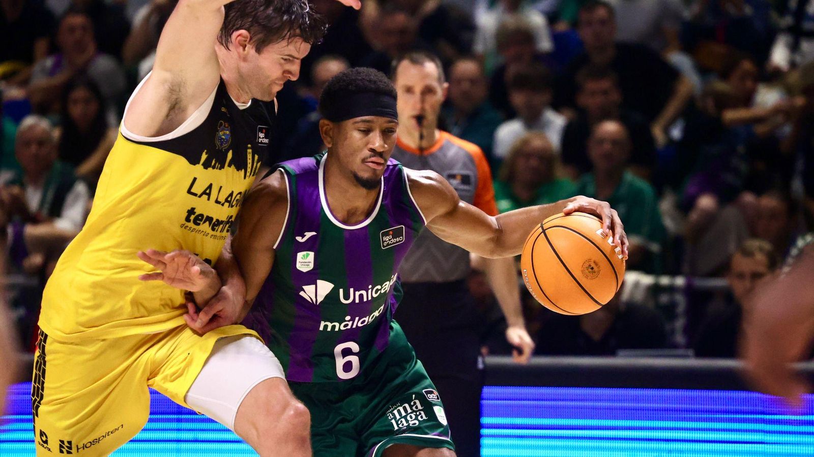 El Unicaja-La Laguna Tenerife, en fotos
