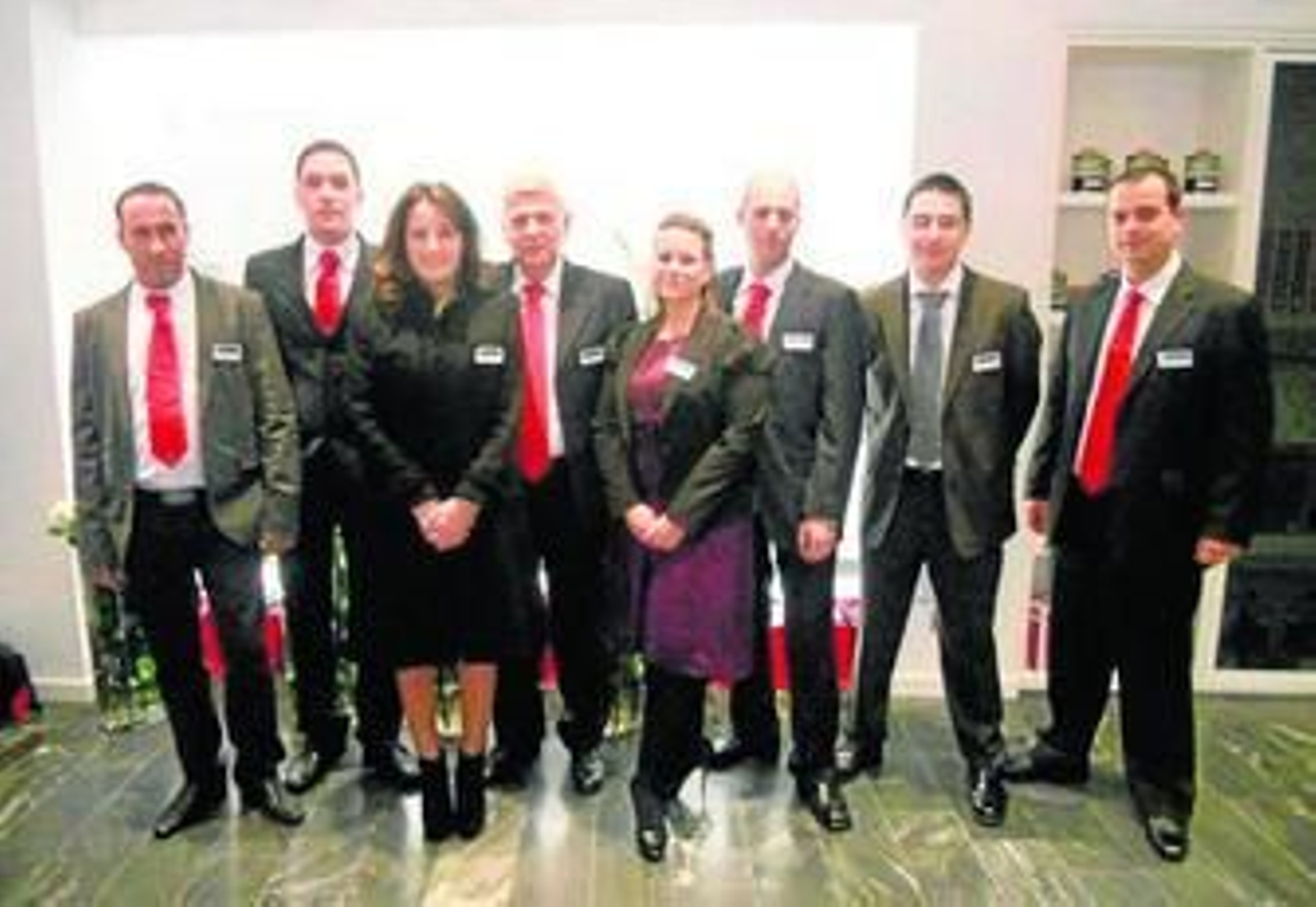 Personal del nuevo centro de Cosentino en La Coruña.