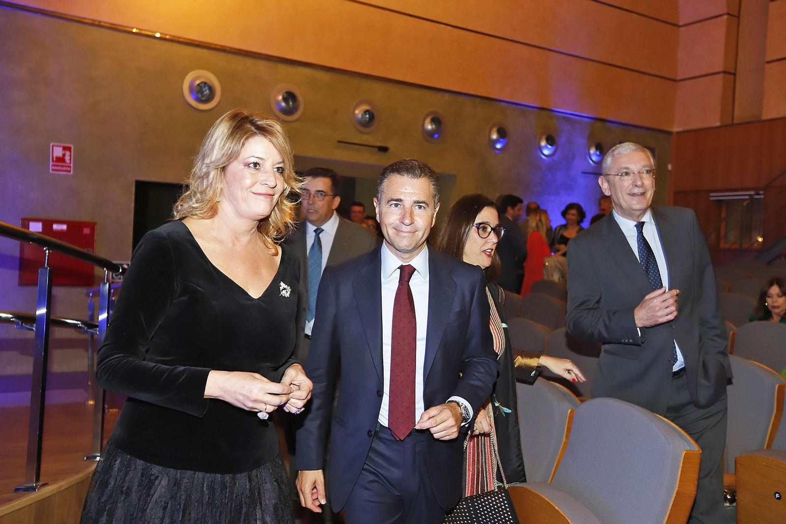 Imágenes de la recepción a los invitados a la gala del 40 aniversario de Huelva Información