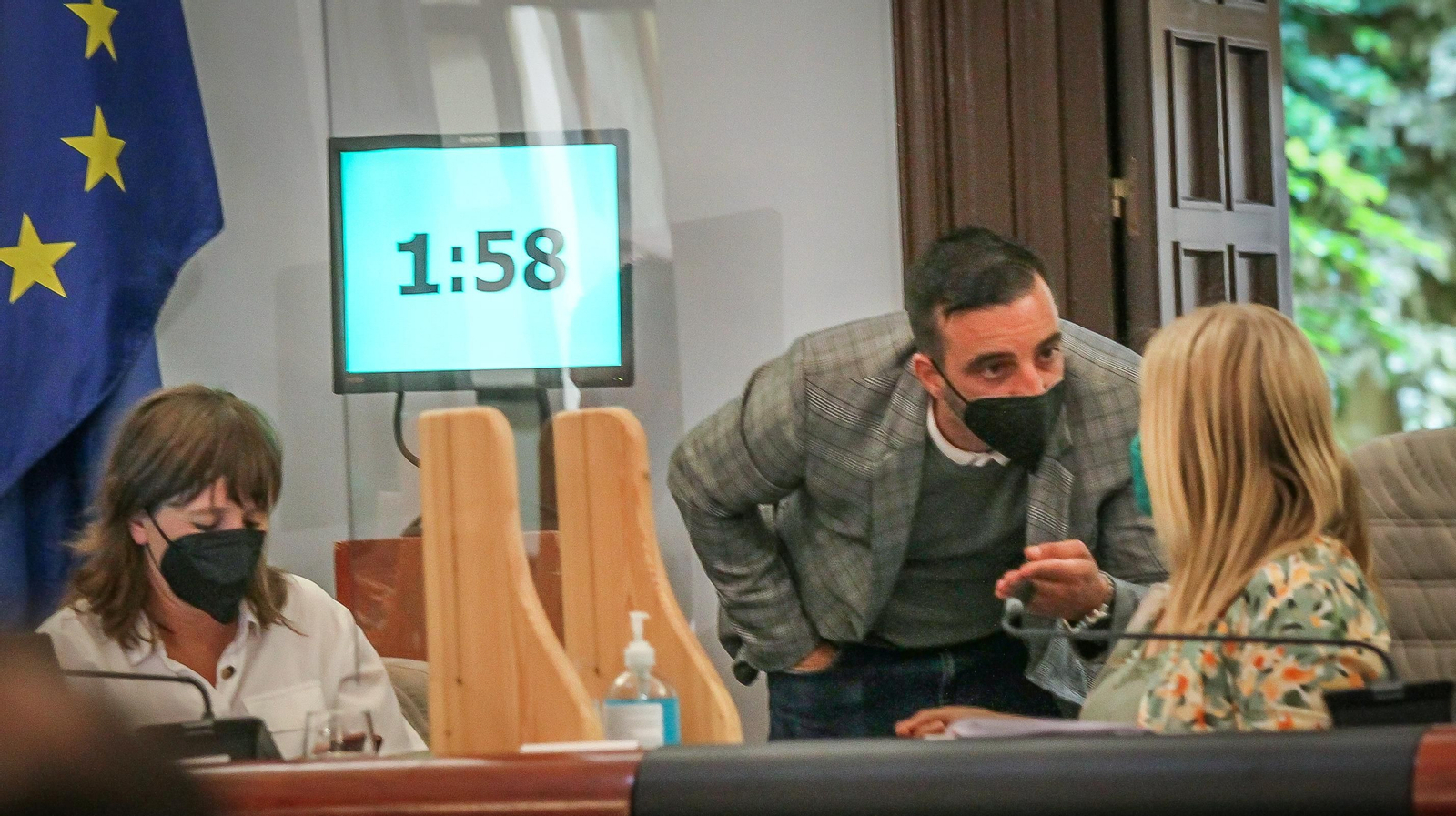 Secuencia del enfado de José Antonio Díaz con la alcaldesa