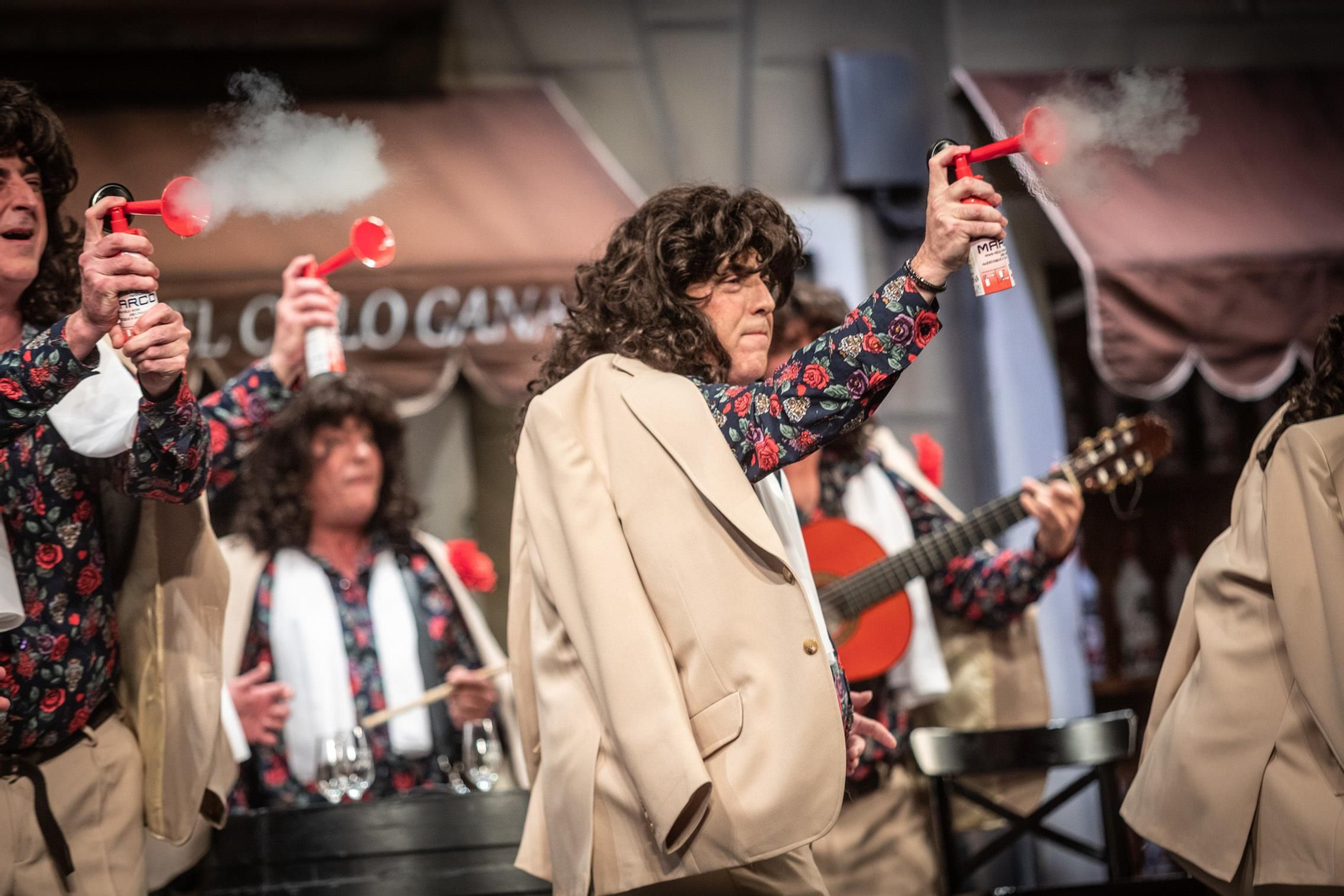 La chirigota del Selu 'Los quemasangre' cerraron a función