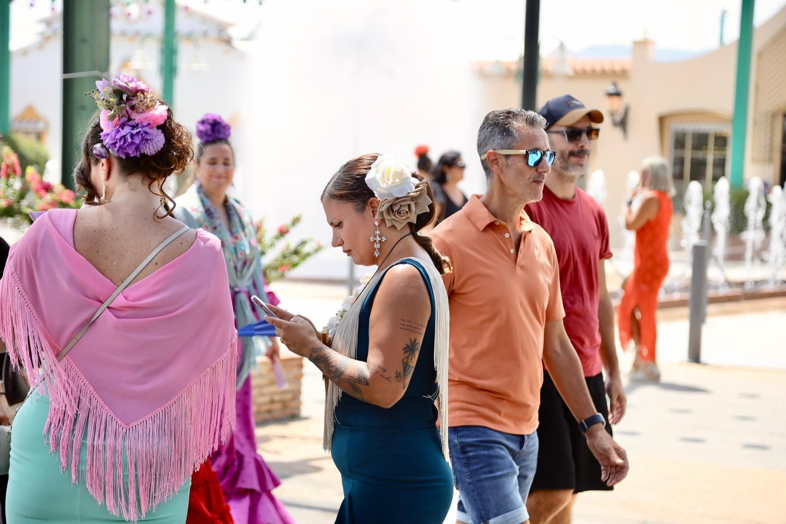 El domingo de Feria en el Real, en imágenes
