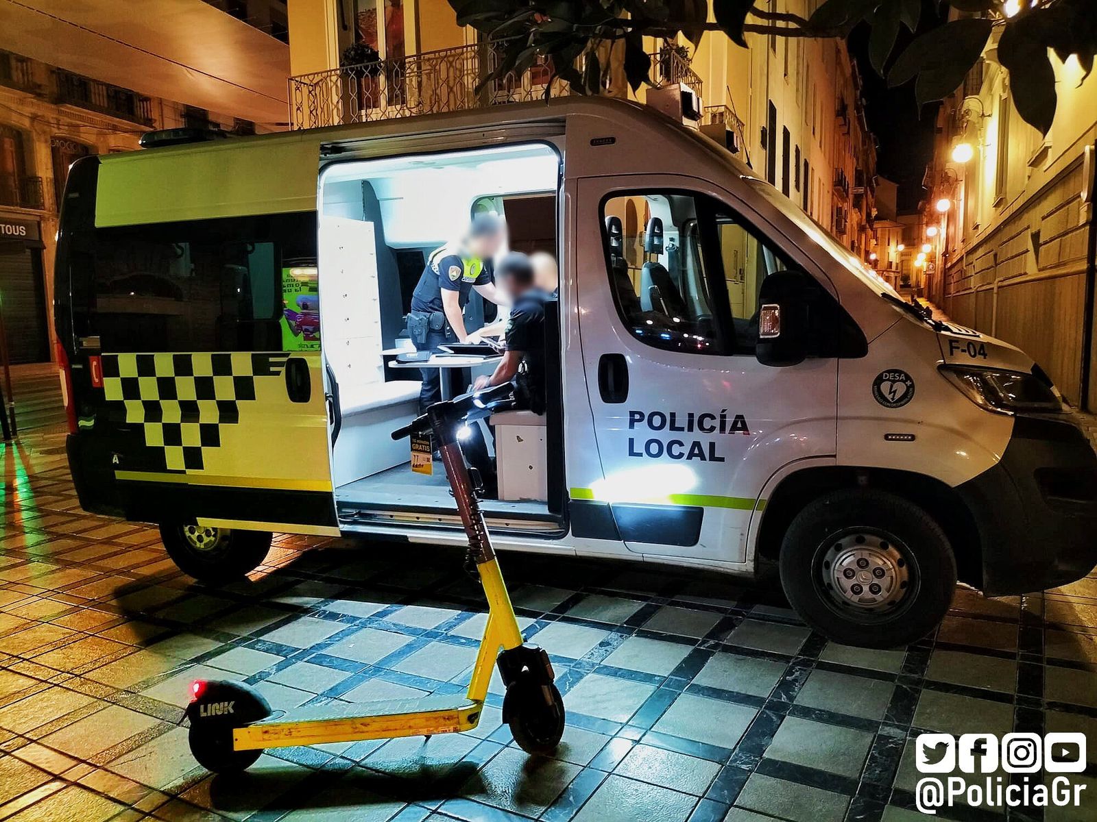 Imagen difundida por la Policía Local.